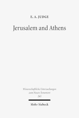E. A. Judge, Alanna Nobbs - Jerusalem and Athens, Inbunden