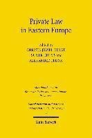 Private Law in Eastern Europe 1