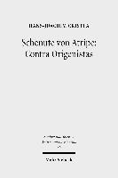 bokomslag Schenute von Atripe: Contra Origenistas