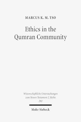 bokomslag Ethics in the Qumran Community