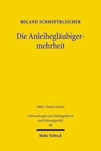 bokomslag Die Anleiheglubigermehrheit