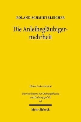 bokomslag Die Anleiheglubigermehrheit
