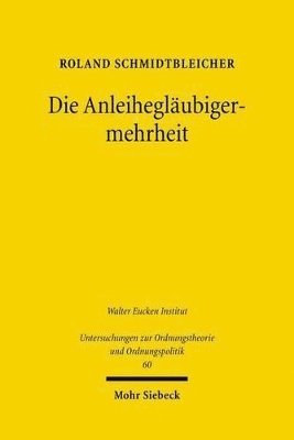 bokomslag Die Anleiheglubigermehrheit