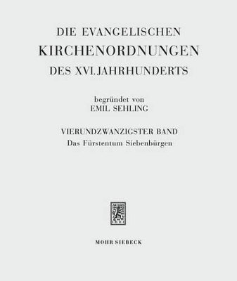 bokomslag Die evangelischen Kirchenordnungen des XVI. Jahrhunderts