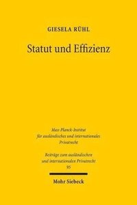 bokomslag Statut und Effizienz