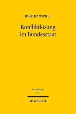 bokomslag Konfliktlsung im Bundesstaat