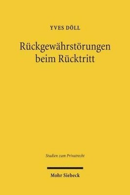 bokomslag Rckgewhrstrungen beim Rcktritt