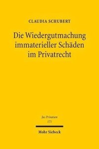 bokomslag Die Wiedergutmachung immaterieller Schden im Privatrecht