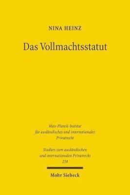 Das Vollmachtsstatut 1