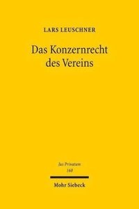 bokomslag Das Konzernrecht des Vereins