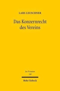 bokomslag Das Konzernrecht des Vereins