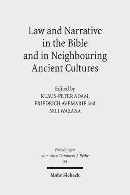 bokomslag Law and Narrative in the Bible and in Neighbouring Ancient Cultures