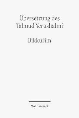 bokomslag bersetzung des Talmud Yerushalmi