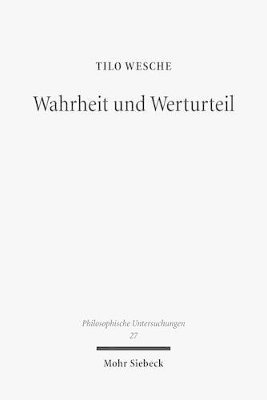 bokomslag Wahrheit und Werturteil