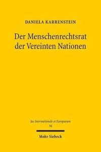 bokomslag Der Menschenrechtsrat der Vereinten Nationen