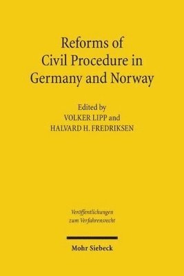 Halvard H. Fredriksen, Volker Lipp - Reforms of Civil Procedure in Germany and Norway, Häftad