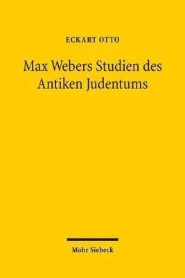 bokomslag Max Webers Studien des Antiken Judentums