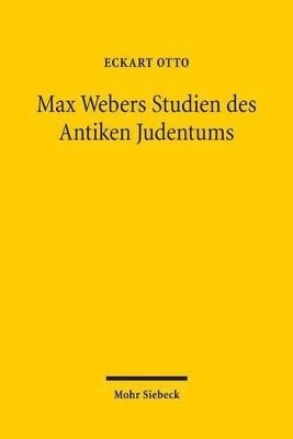 bokomslag Max Webers Studien des Antiken Judentums