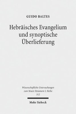 Guido Baltes - Hebräisches Evangelium und synoptische Überlieferung, Häftad