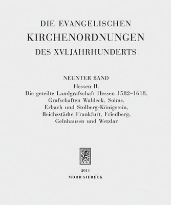 bokomslag Die evangelischen Kirchenordnungen des XVI. Jahrhunderts