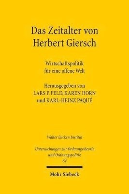 bokomslag Das Zeitalter von Herbert Giersch