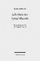 Schriften zur Sprachtheorie 1