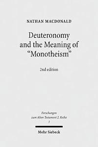 bokomslag Deuteronomy and the Meaning of &quot;Monotheism&quot;
