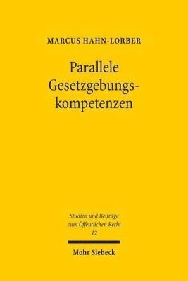 bokomslag Parallele Gesetzgebungskompetenzen