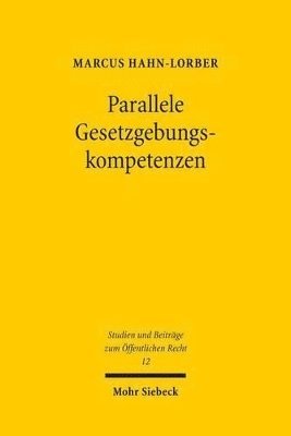 bokomslag Parallele Gesetzgebungskompetenzen