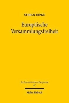 bokomslag Europische Versammlungsfreiheit