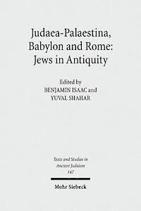 bokomslag Judaea-Palaestina, Babylon and Rome: Jews in Antiquity