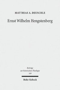 bokomslag Ernst Wilhelm Hengstenberg