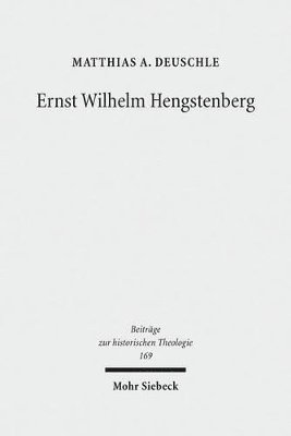 bokomslag Ernst Wilhelm Hengstenberg