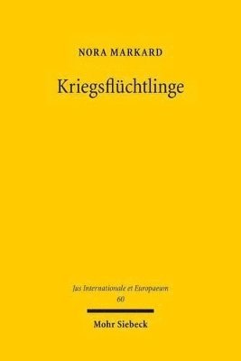 bokomslag Kriegsflchtlinge