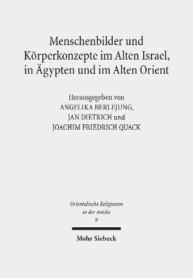 bokomslag Menschenbilder und Körperkonzepte im Alten Israel, in Ägypten und im Alten Orient