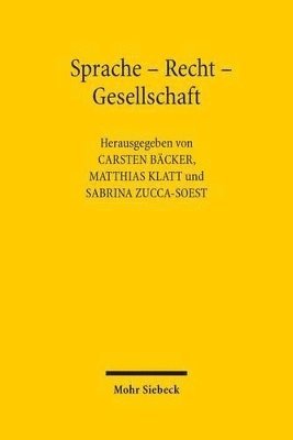 Sprache - Recht - Gesellschaft 1