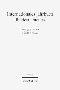 Internationales Jahrbuch fr Hermeneutik 1