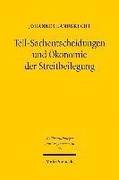 bokomslag Teil-Sachentscheidungen und konomie der Streitbeilegung