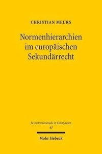 bokomslag Normenhierarchien im europischen Sekundrrecht