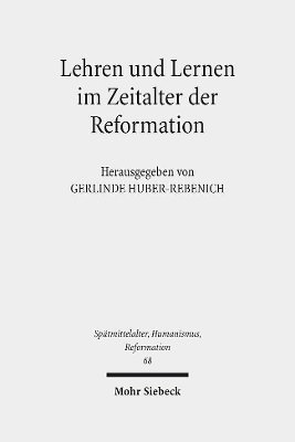 bokomslag Lehren und Lernen im Zeitalter der Reformation