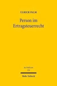 bokomslag Person im Ertragsteuerrecht