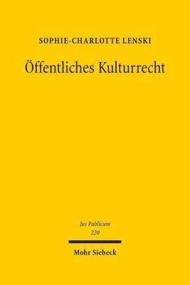 bokomslag ffentliches Kulturrecht