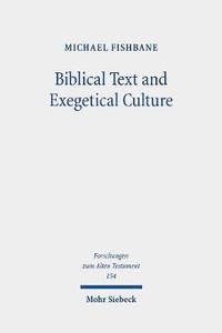 bokomslag Biblical Text and Exegetical Culture