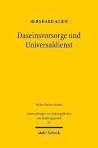 bokomslag Daseinsvorsorge und Universaldienst