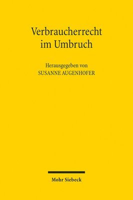 bokomslag Verbraucherrecht im Umbruch