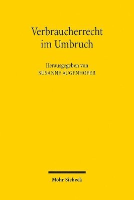 Susanne Augenhofer - Verbraucherrecht im Umbruch, Häftad