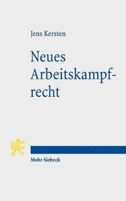 bokomslag Neues Arbeitskampfrecht