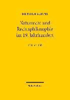 Naturrecht und Rechtsphilosophie im 19. Jahrhundert 1