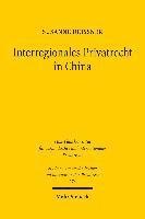 bokomslag Interregionales Privatrecht in China