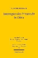 Interregionales Privatrecht in China 1